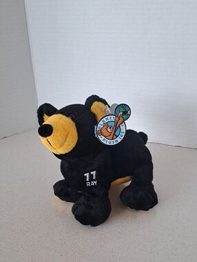 519 - Beanie Plush Ray #77 Black Bear Limited Edition 60,000 Tagged Collectible